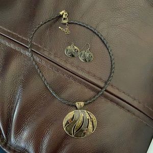 Lia Sophia necklace and earrings